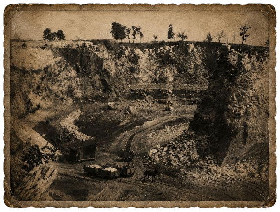 South Limestone Quarry, Bakerton W.Va.