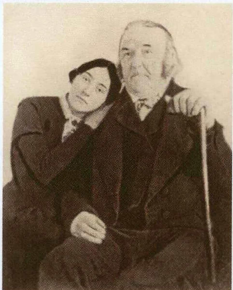 William Flanagan and daughter, Ann Rebecca